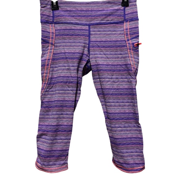 Lululemon | Women's Striped Crop Leggings - Picture 2 of 7